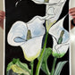 White Calla Lillies - ORIGINAL Watercolor artwork 22x30”