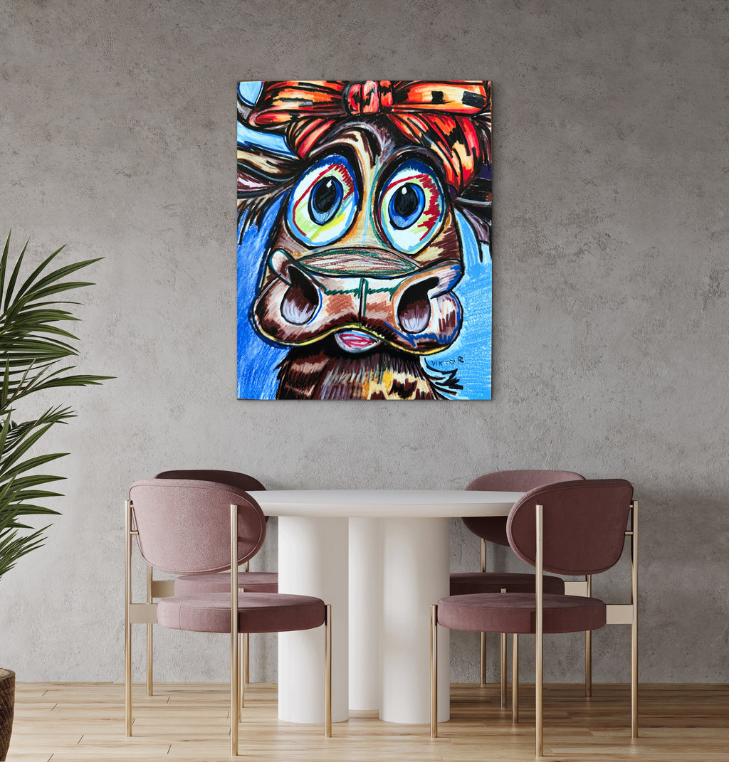 Cow Girl - Art Prints