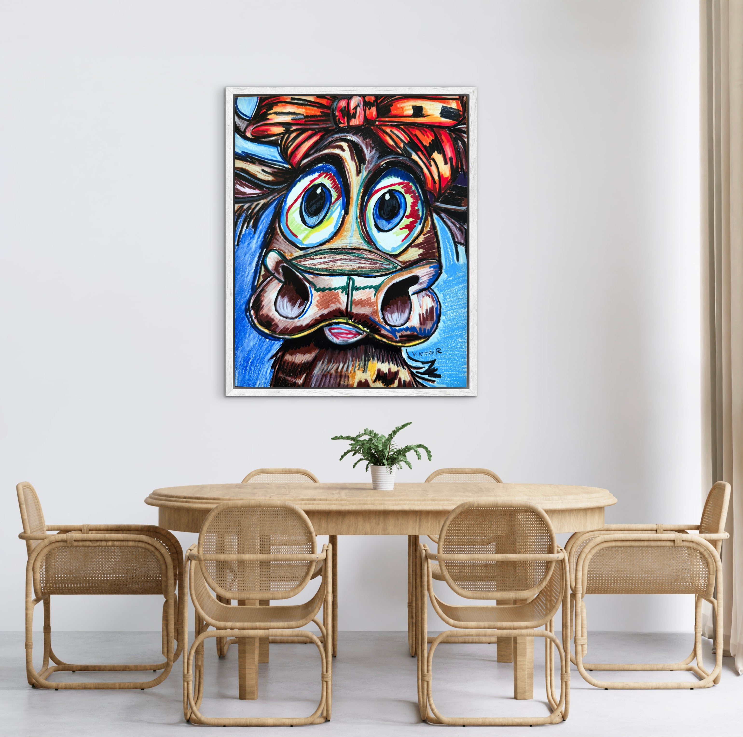 Cow Girl - Art Prints