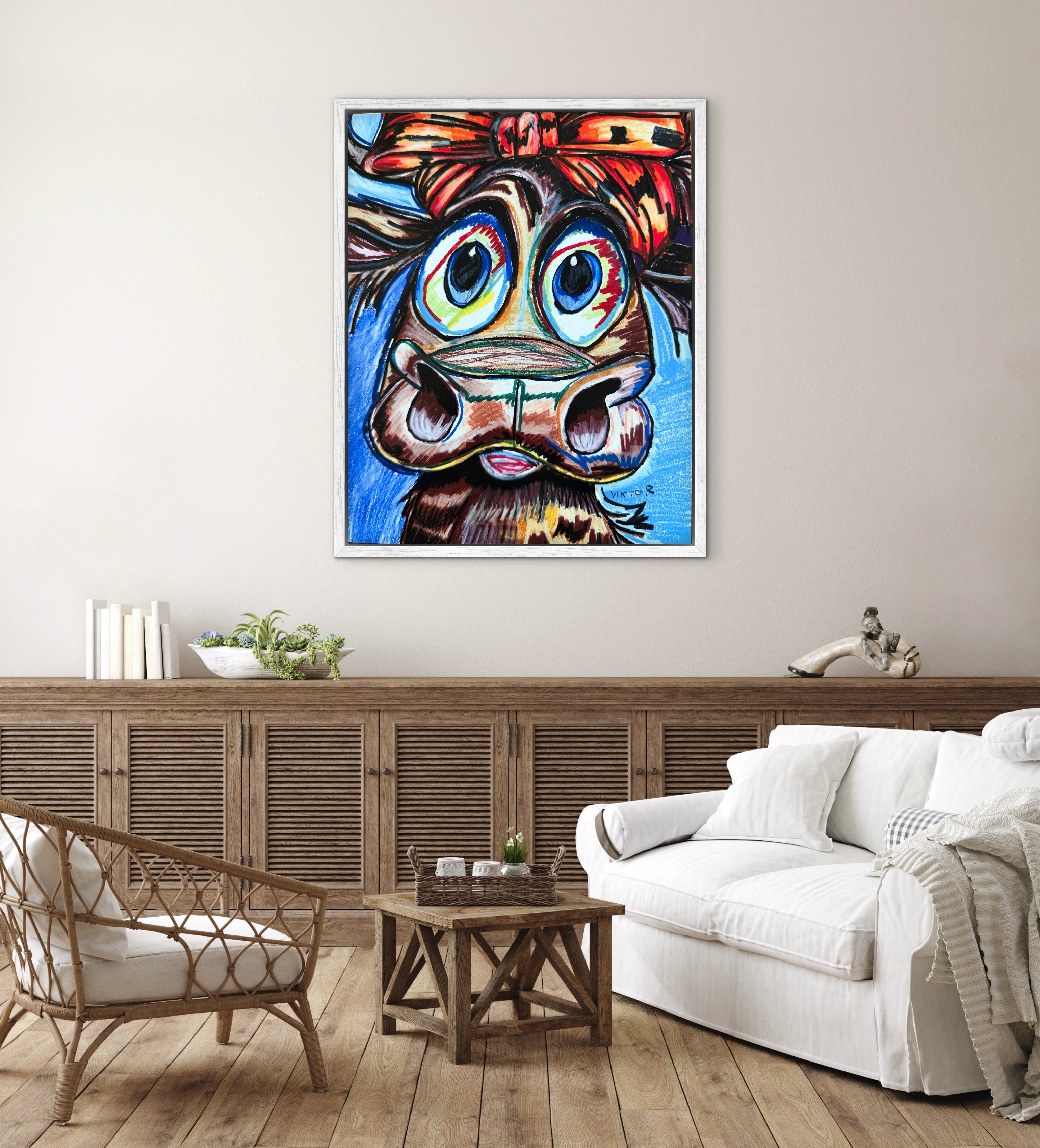 Cow Girl - Art Prints