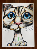 Alba - ORIGINAL OIL PASTEL ARTWORK - 22x30" (see the video)