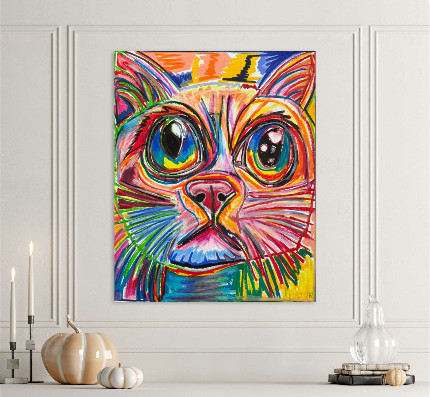 Oliver The Cat - Art Prints