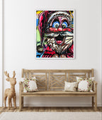 Joyful Santa - Art Prints