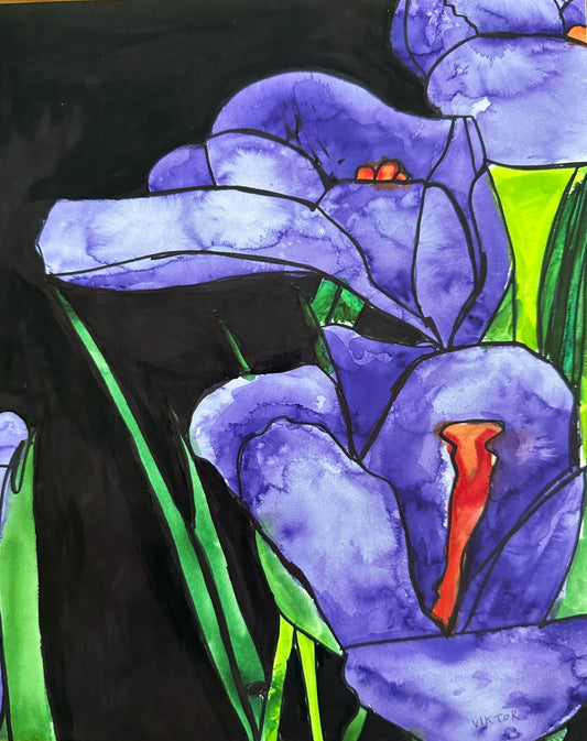 Purple Calla - Art Prints