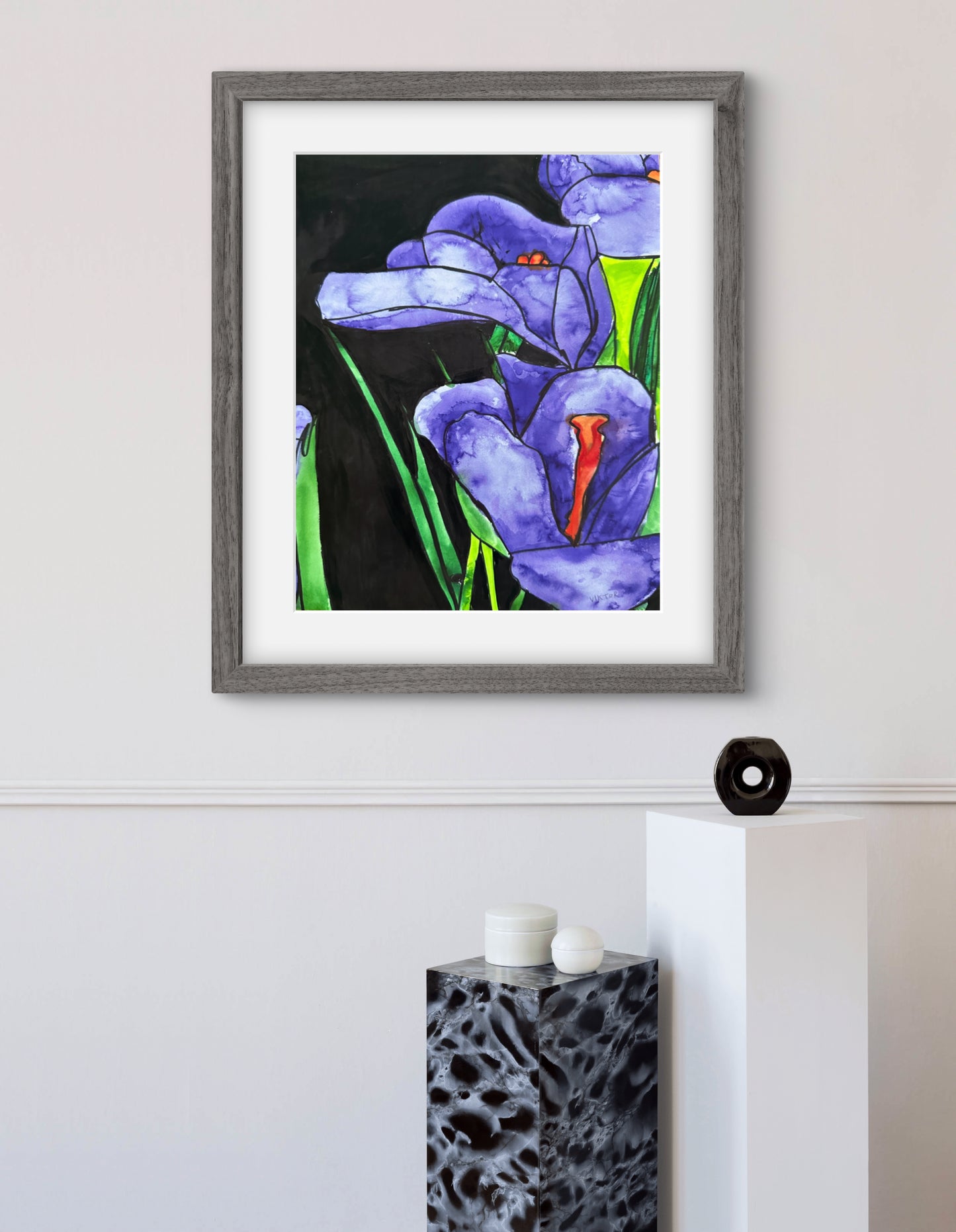 Purple Calla - Art Prints