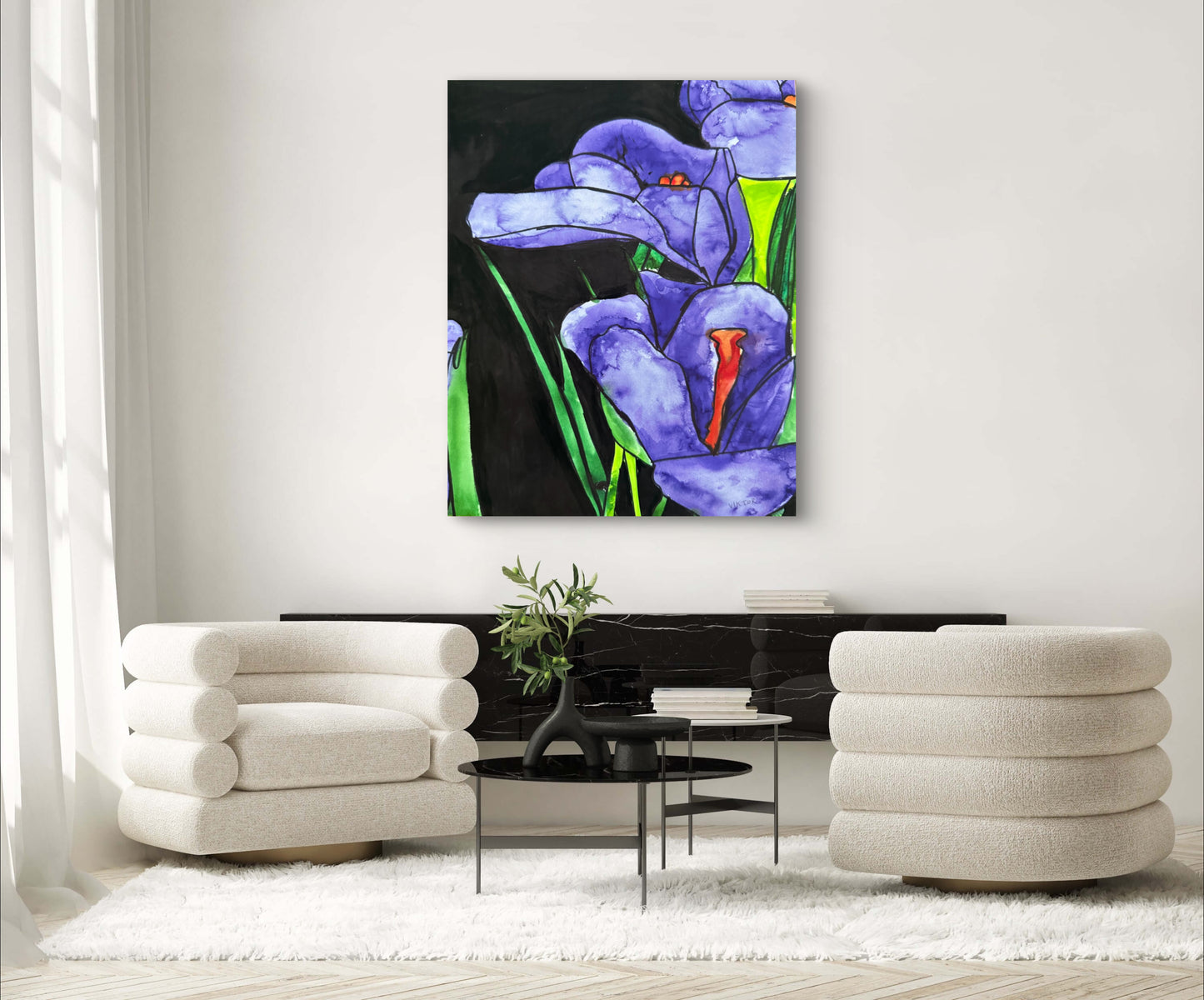 Purple Calla - Art Prints