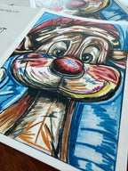 Santa Deer - Greeting cards (set of 10)