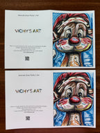 Santa Deer - Greeting cards (set of 10)