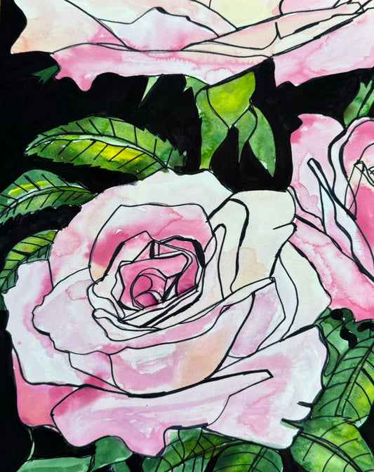 Pretty Lady Rose - Art Prints