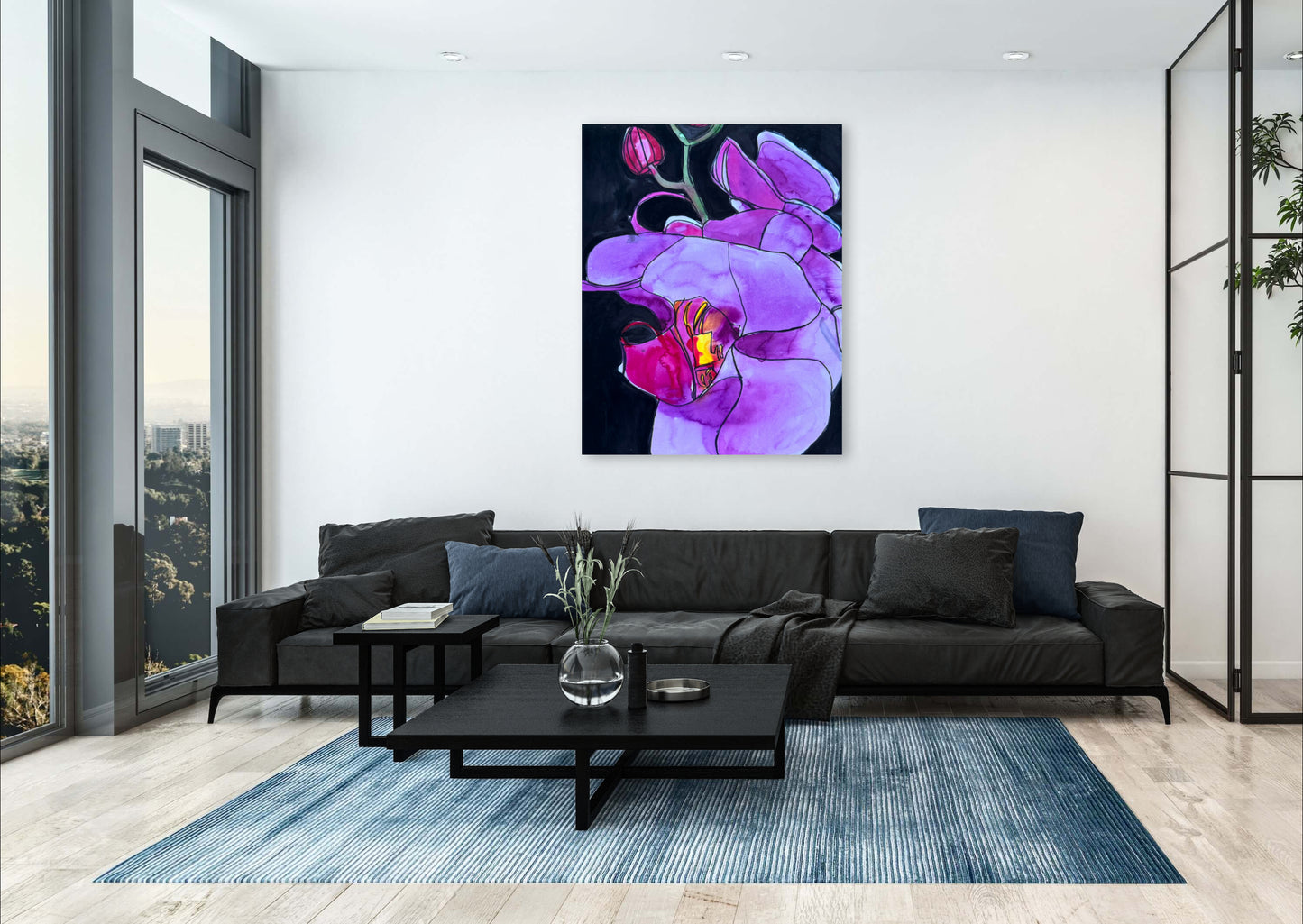 Pink orchid - Art Prints