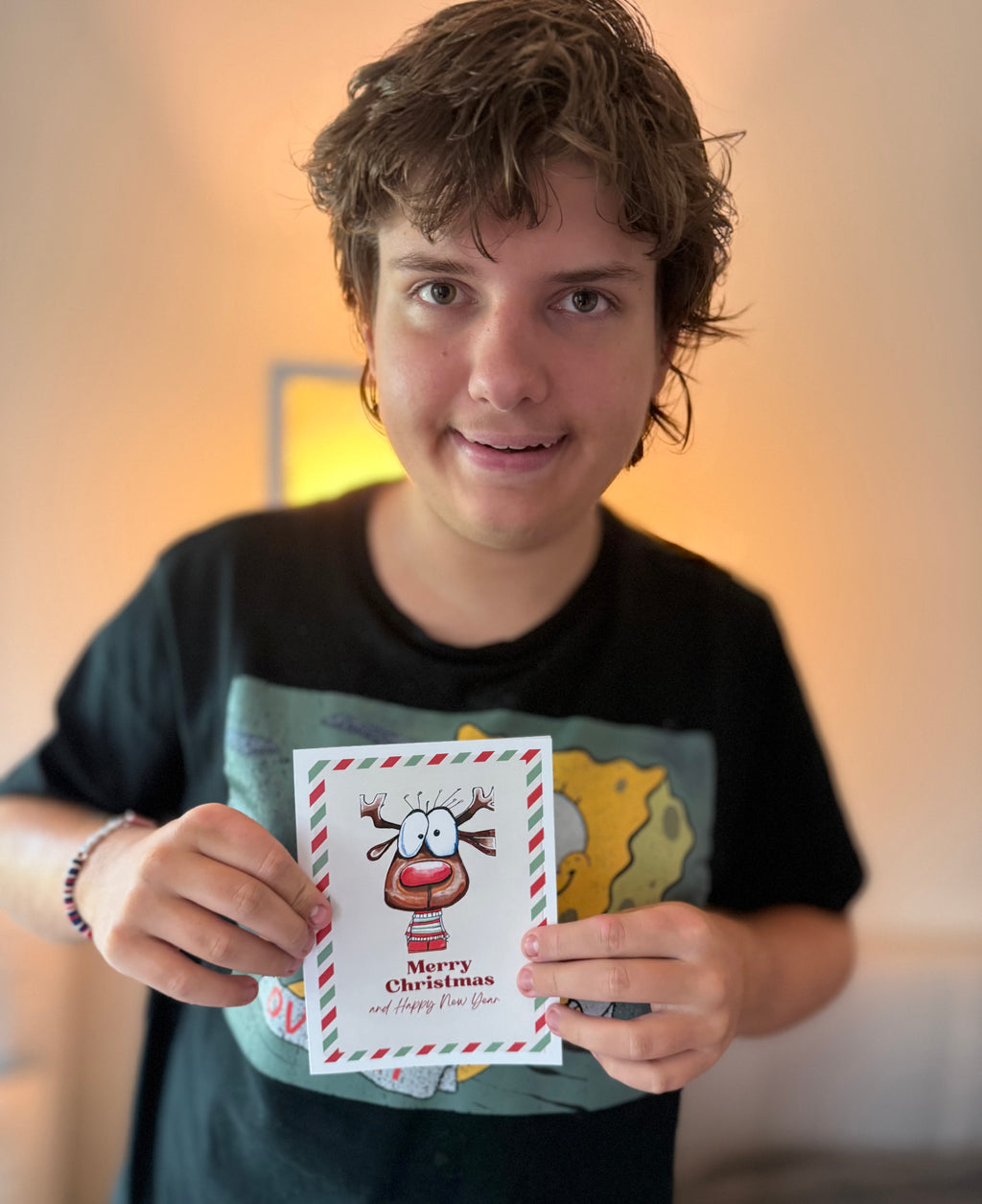Frosty's Furry Friend - Greeting cards
