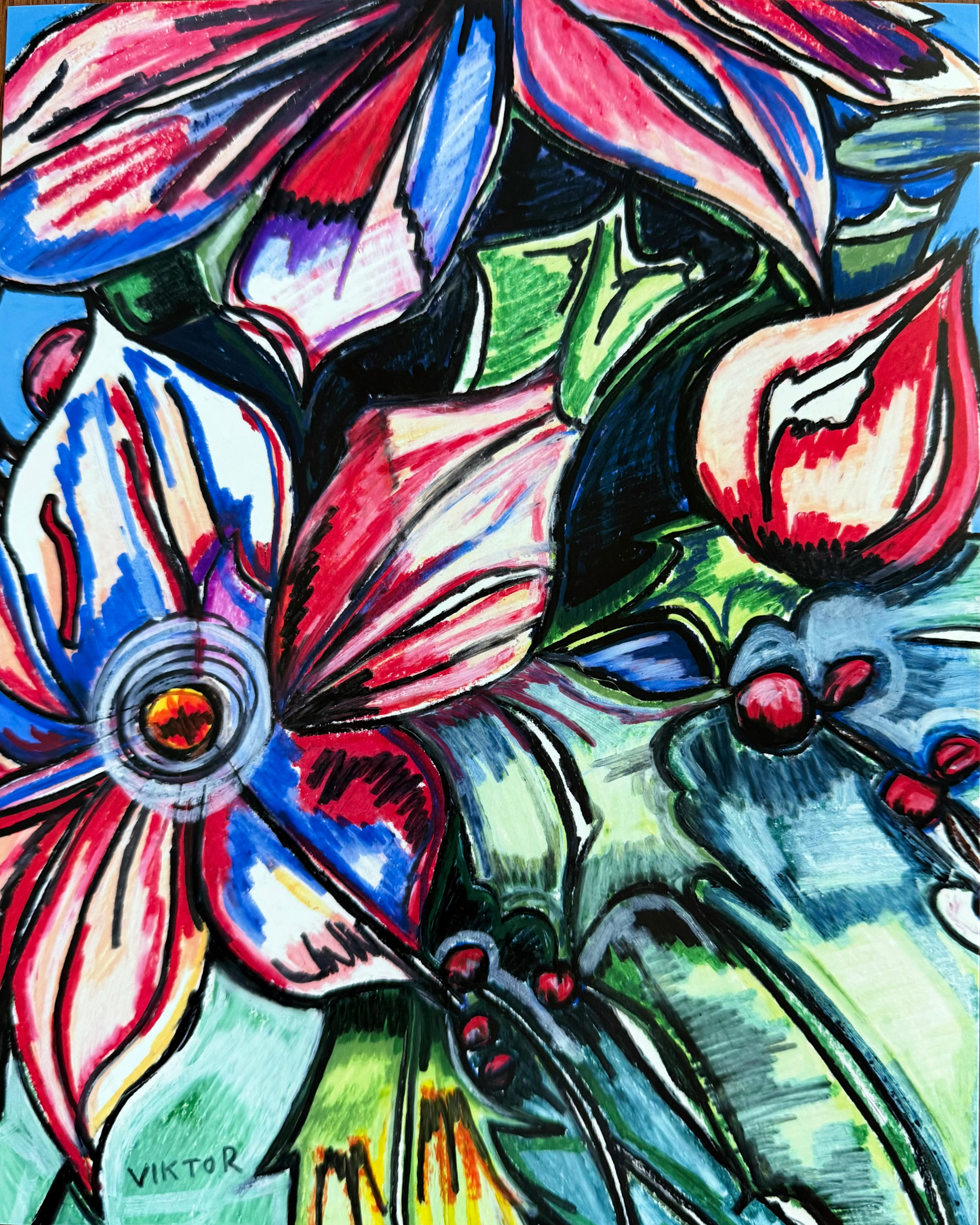 Holiday Arrangement - Art Prints