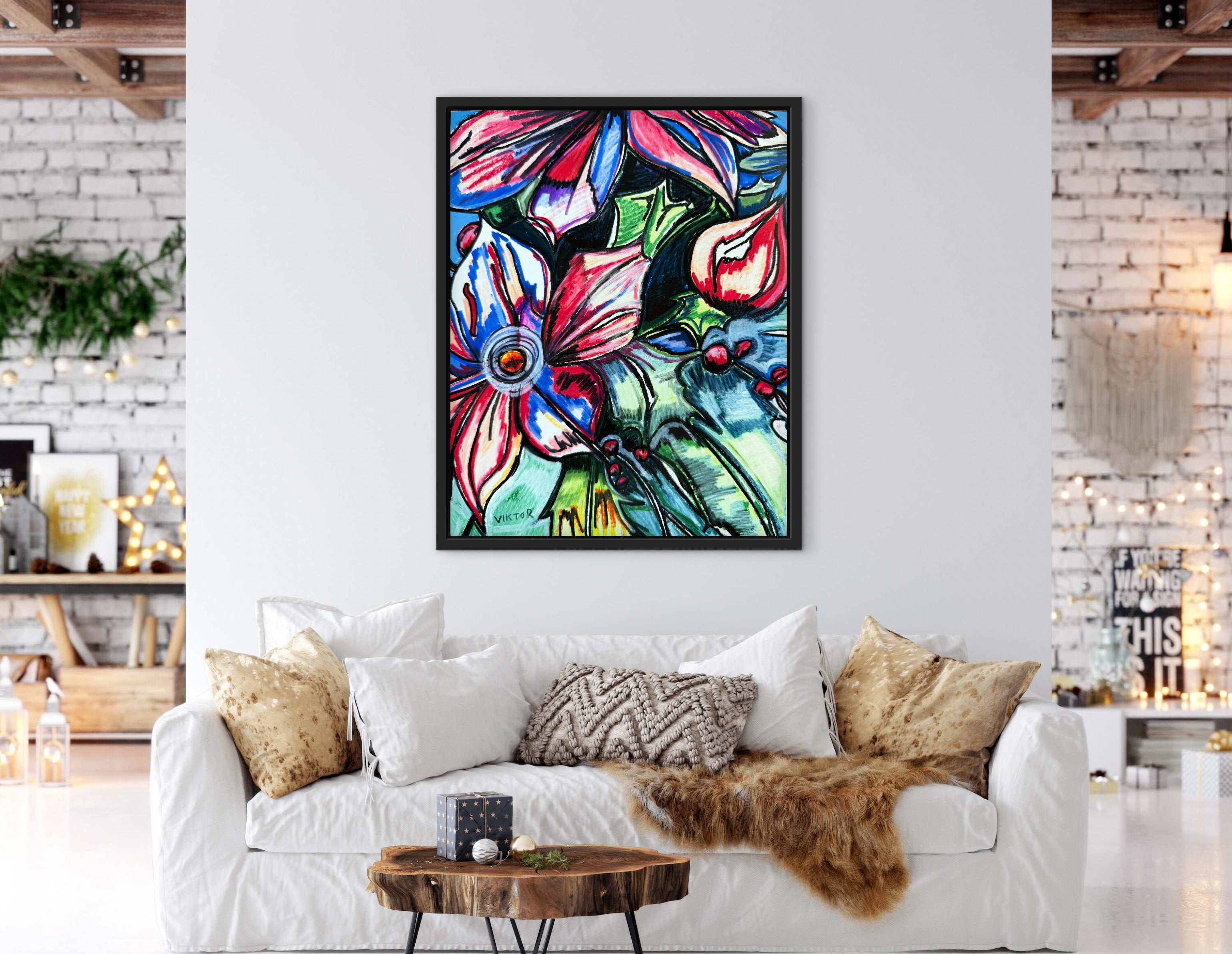 Holiday Arrangement - Art Prints