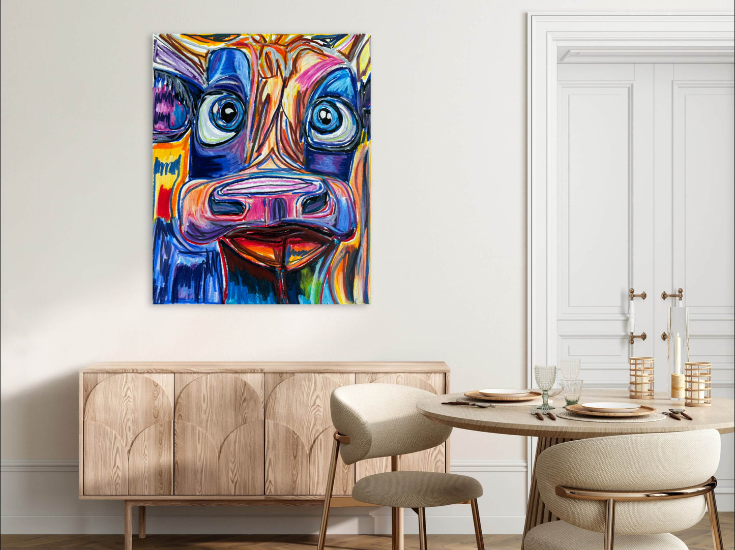 Purple Cow - Art Prints