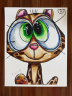 Bengal Bliss - ORIGINAL OIL PASTEL ARTWORK - 19x24" (video attached)