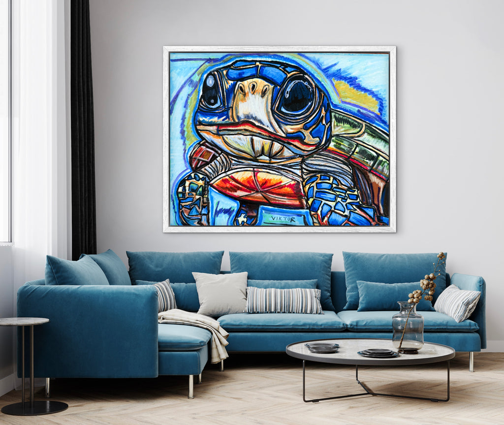 Baby Sea Turtle - Art Prints (landscape)