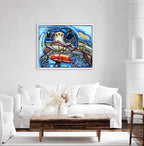 Baby Sea Turtle - Art Prints (landscape)