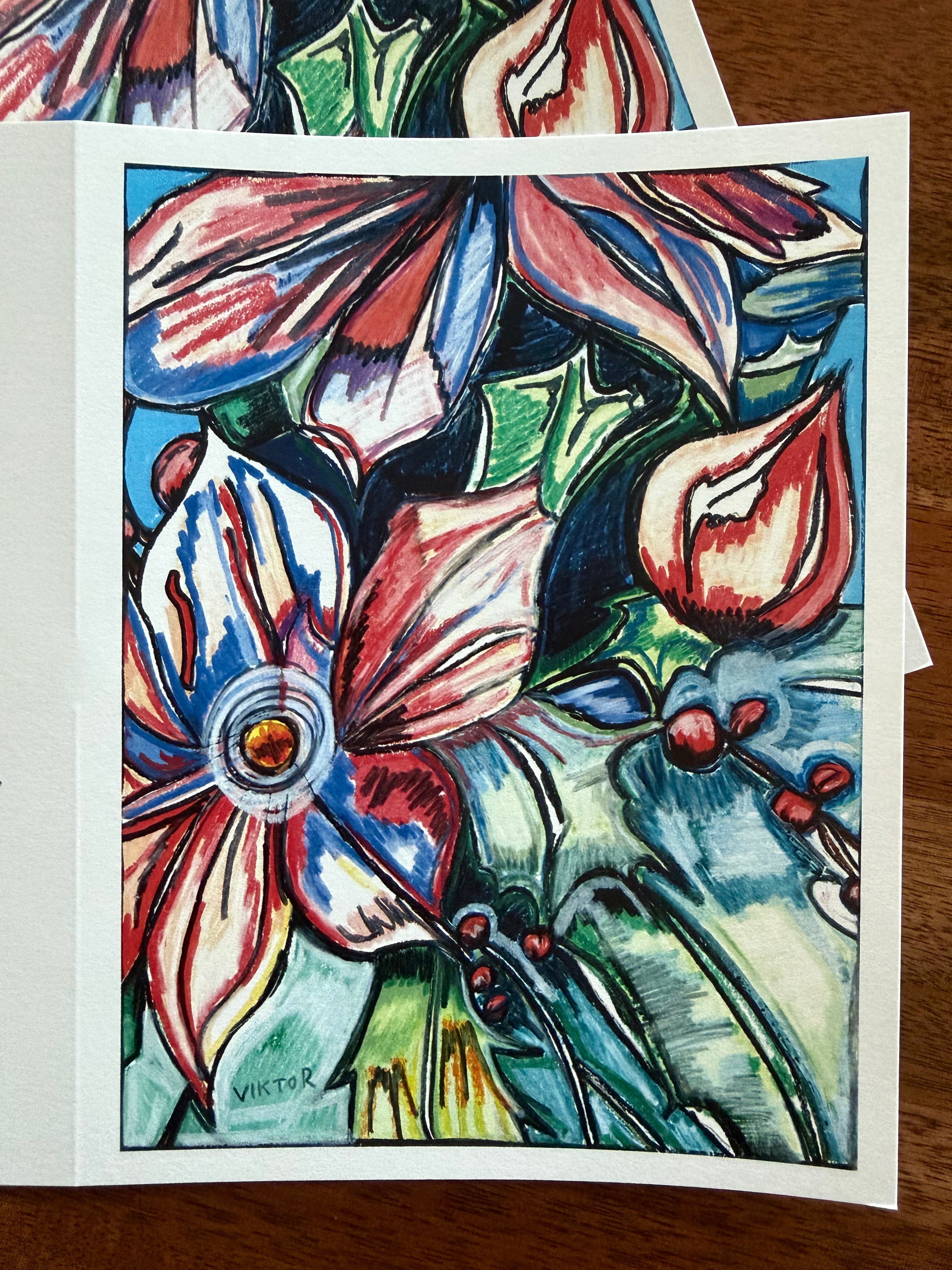 Holiday Arrangement - Greeting cards (set of 10)