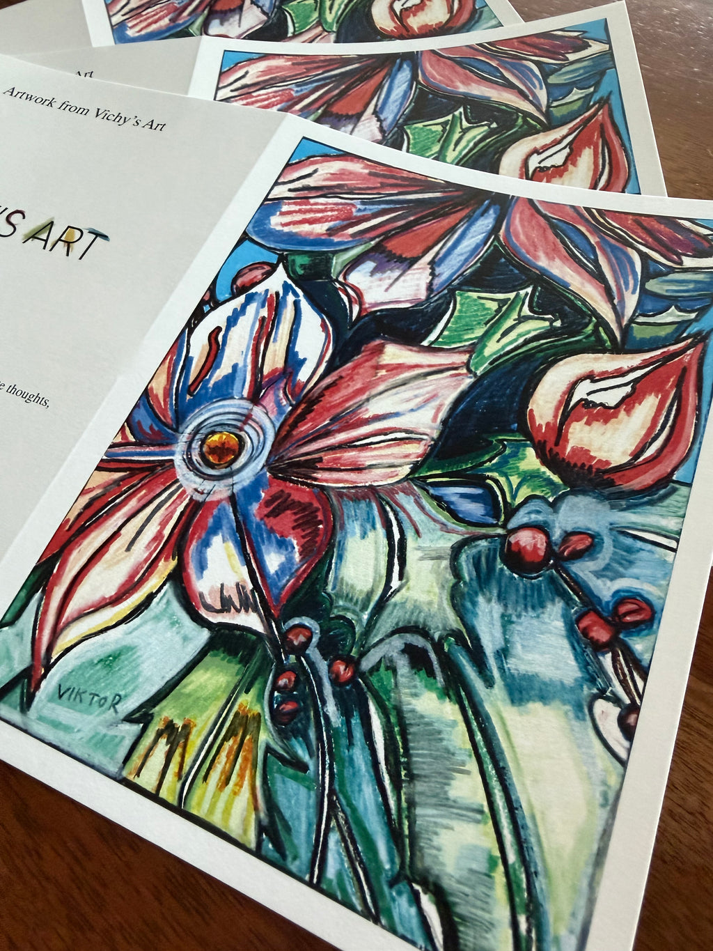 Holiday Arrangement - Greeting cards (set of 10)