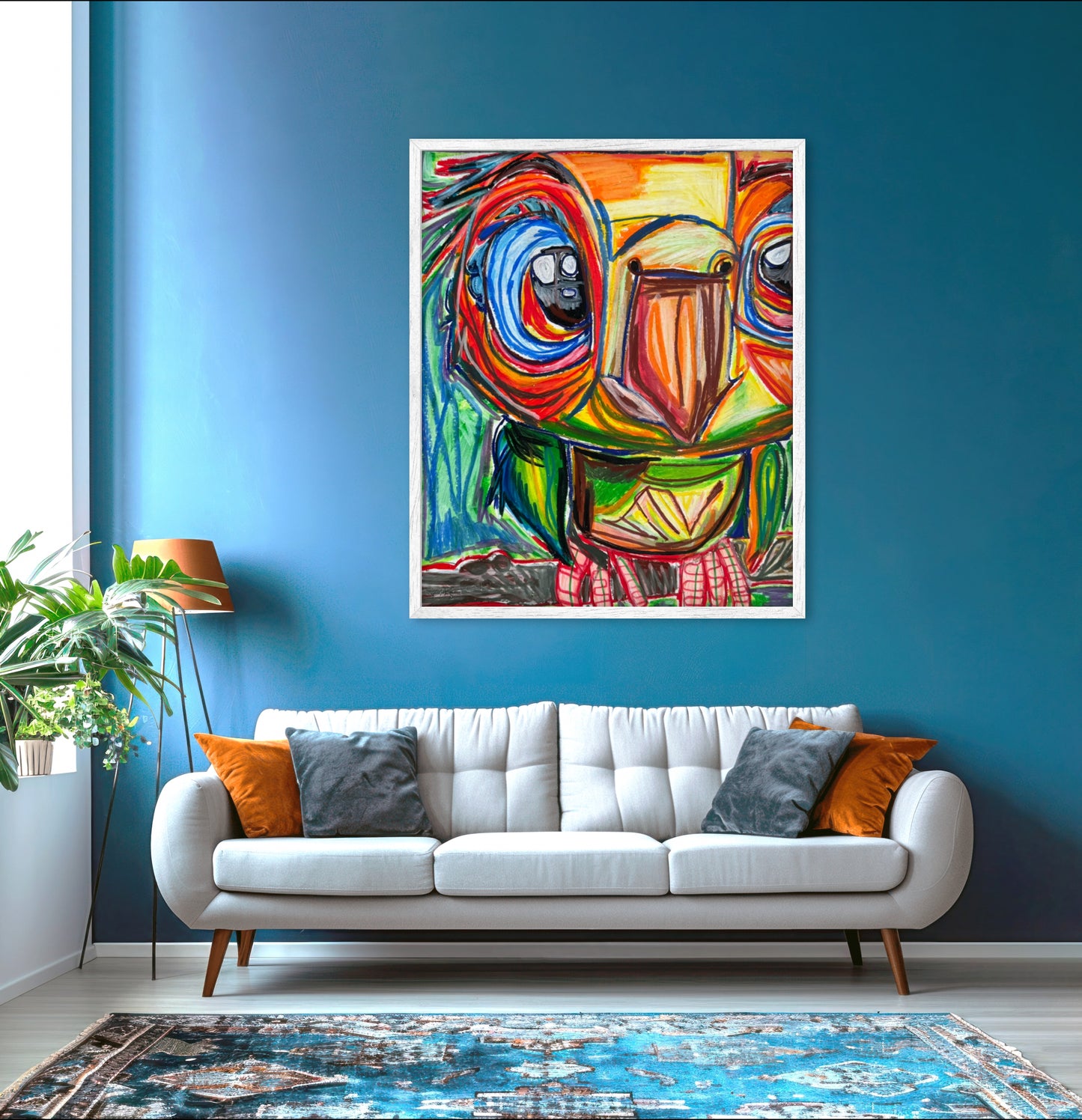 The Orange Bird - Art Prints