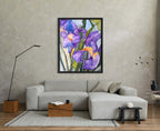 Purple Iris - Art Prints