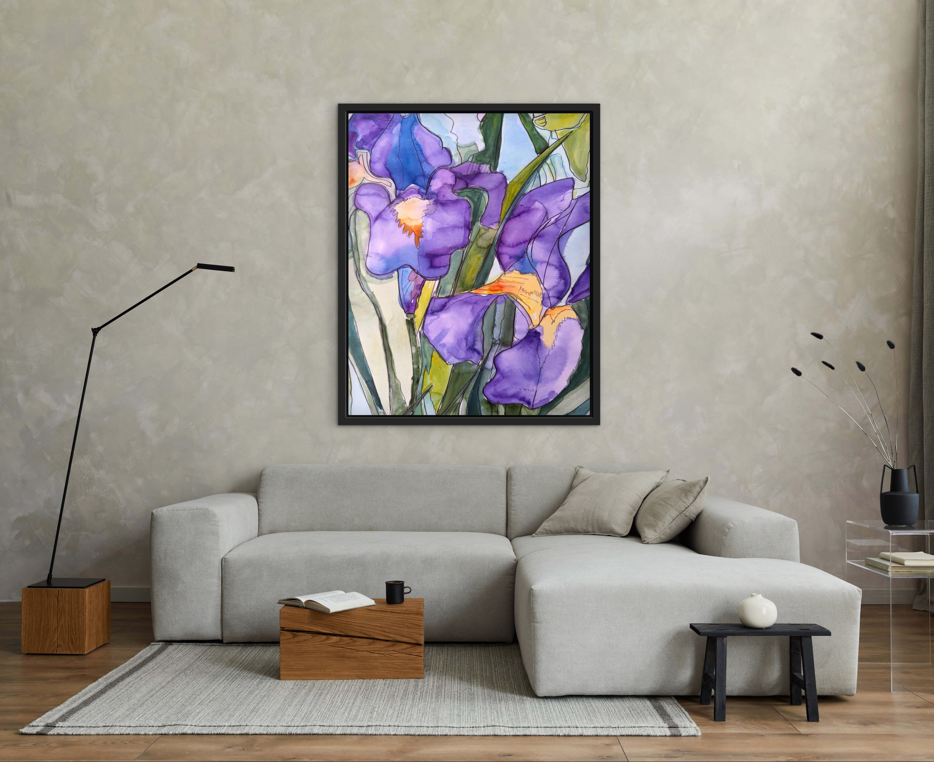 Purple Iris - Art Prints