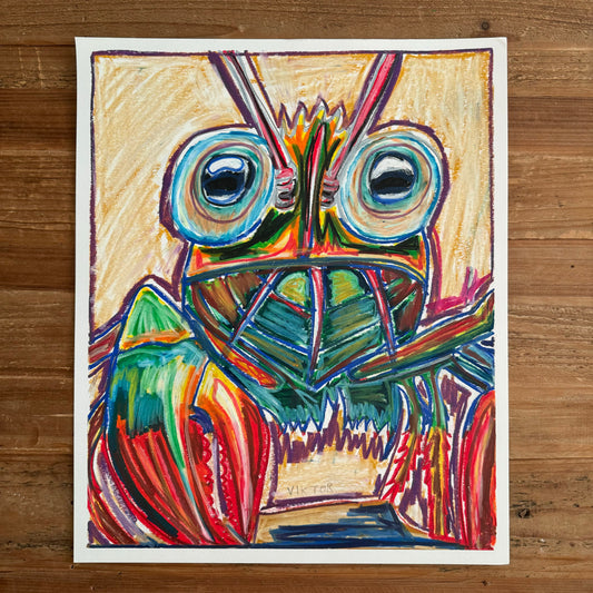 Green Crab - ORIGINAL  14x17”