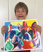 The Frenchie Duos - Art Prints