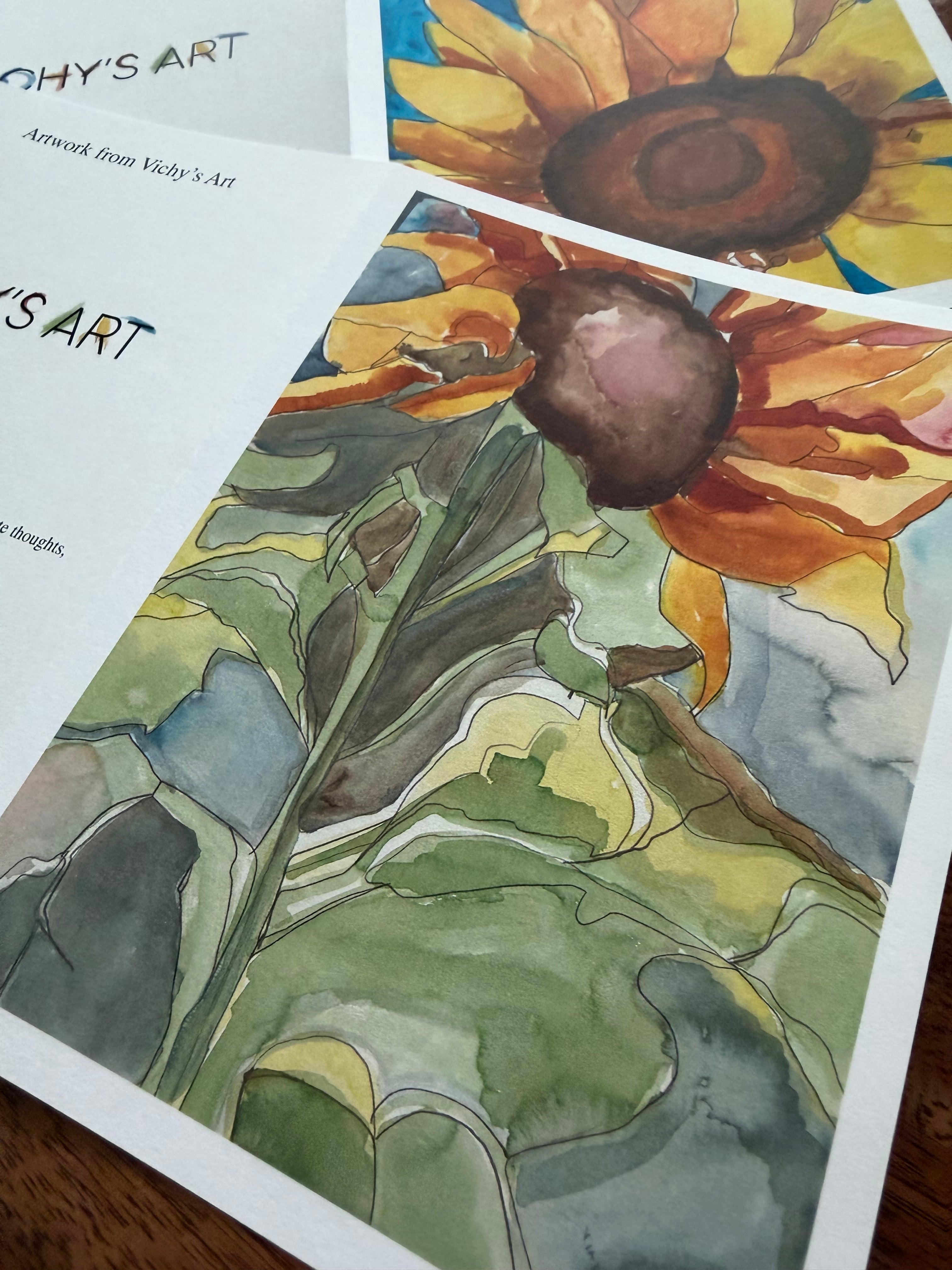 Just A Sunflower - Greeting cards