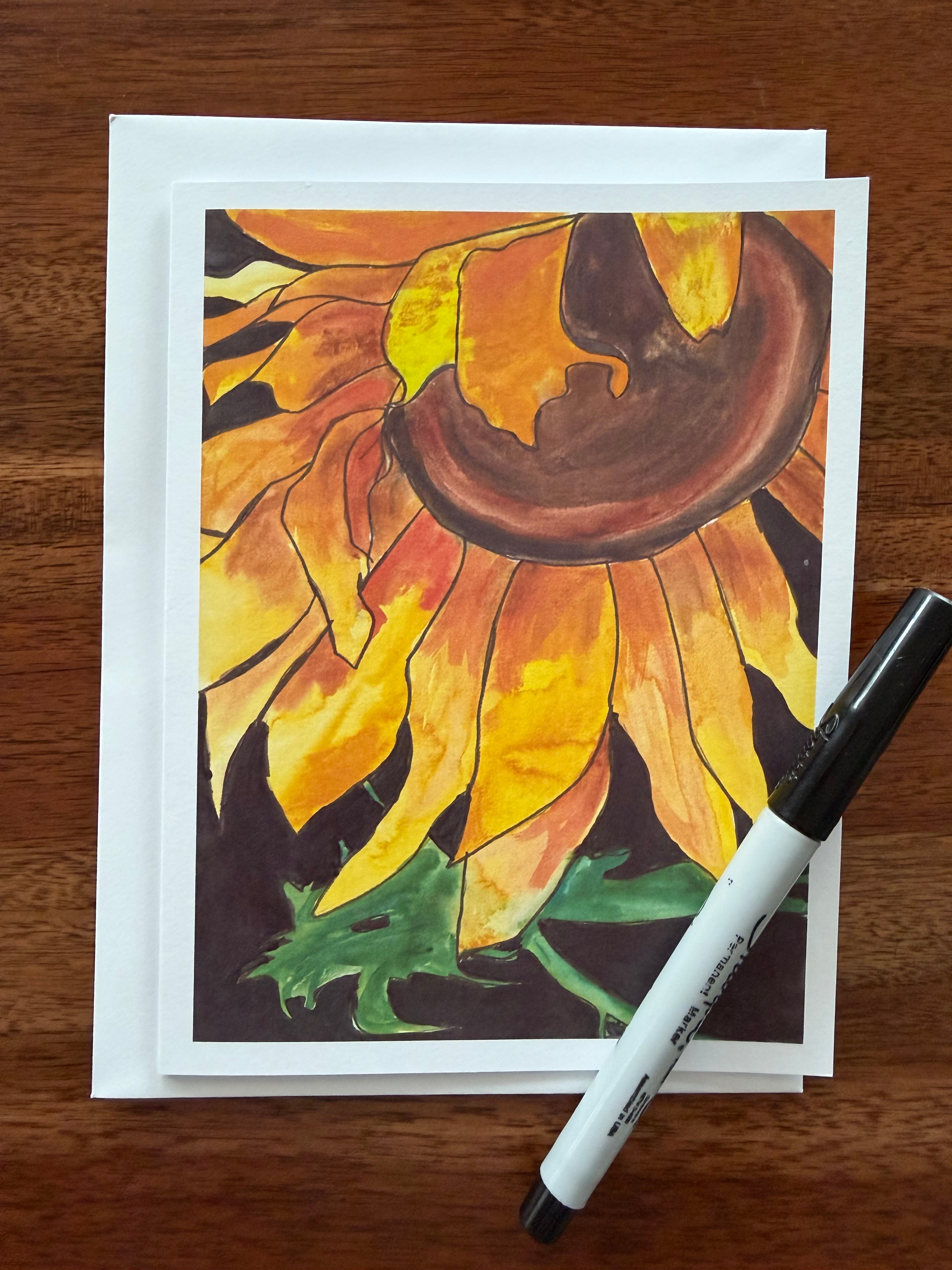 Just A Sunflower - Greeting cards