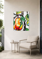 Vibrant Pear Delight - Art Prints
