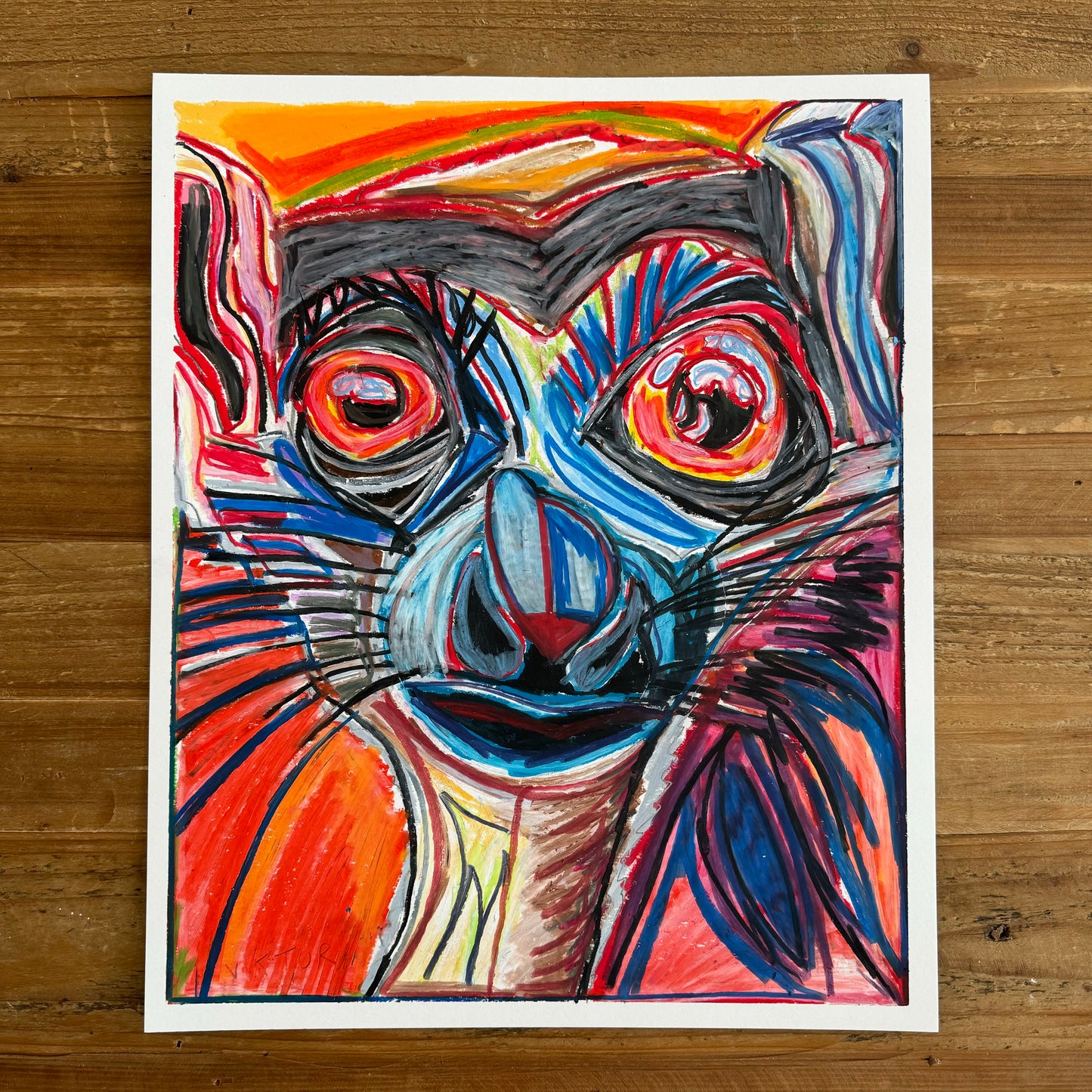 Lemur - ORIGINAL  14x17”