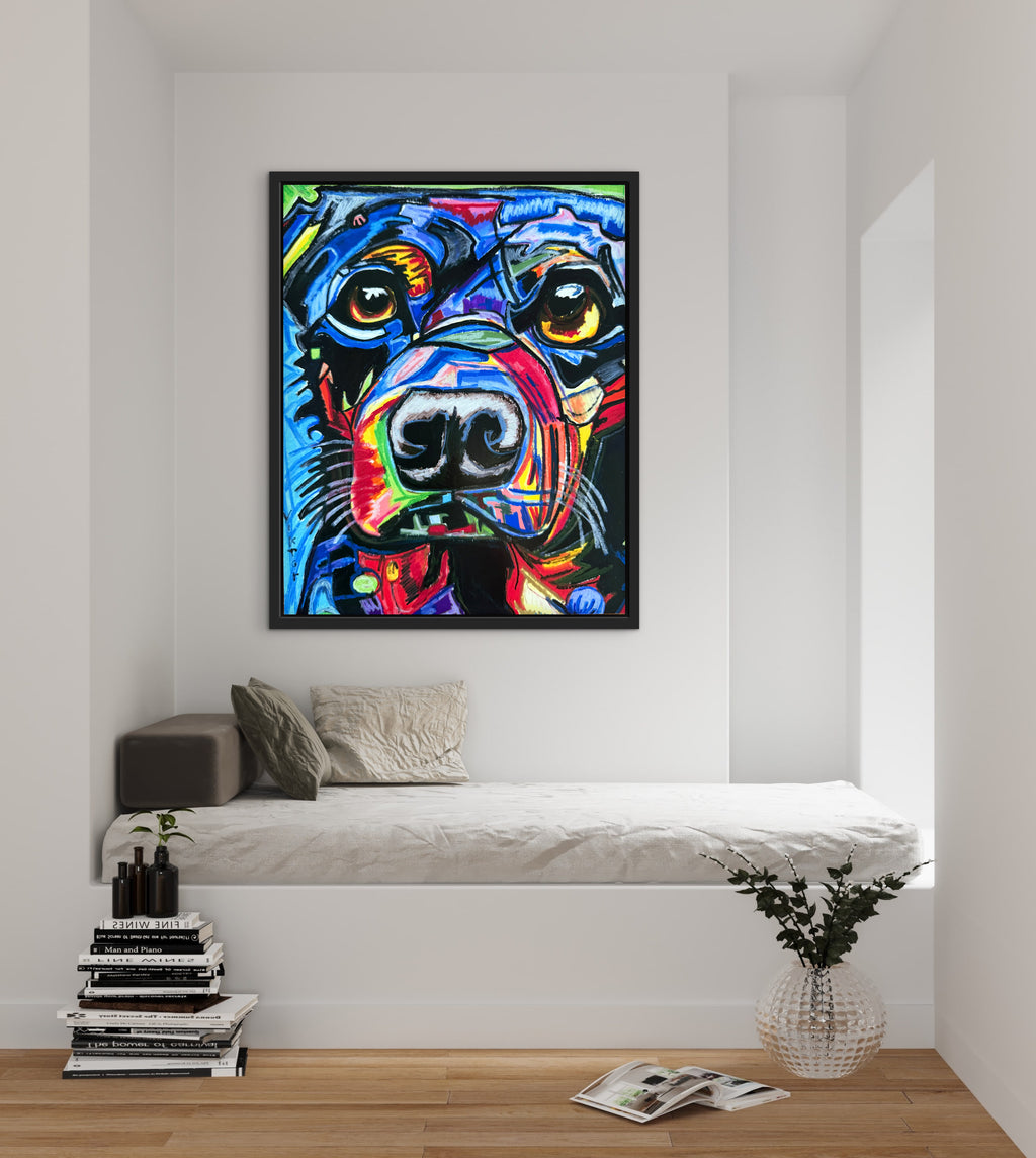 Ivory Black Labrador - Art Prints