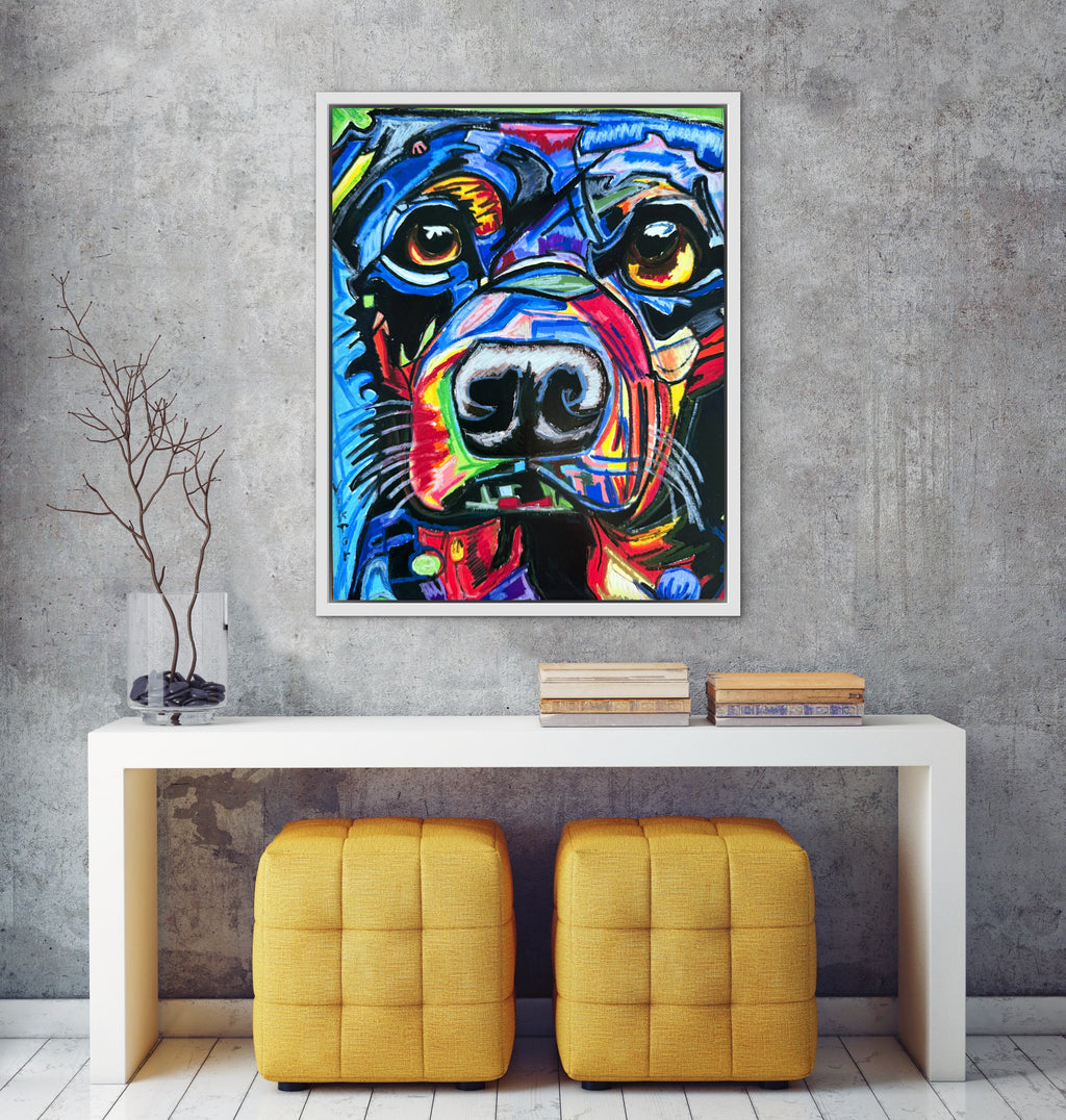 Ivory Black Labrador - Art Prints