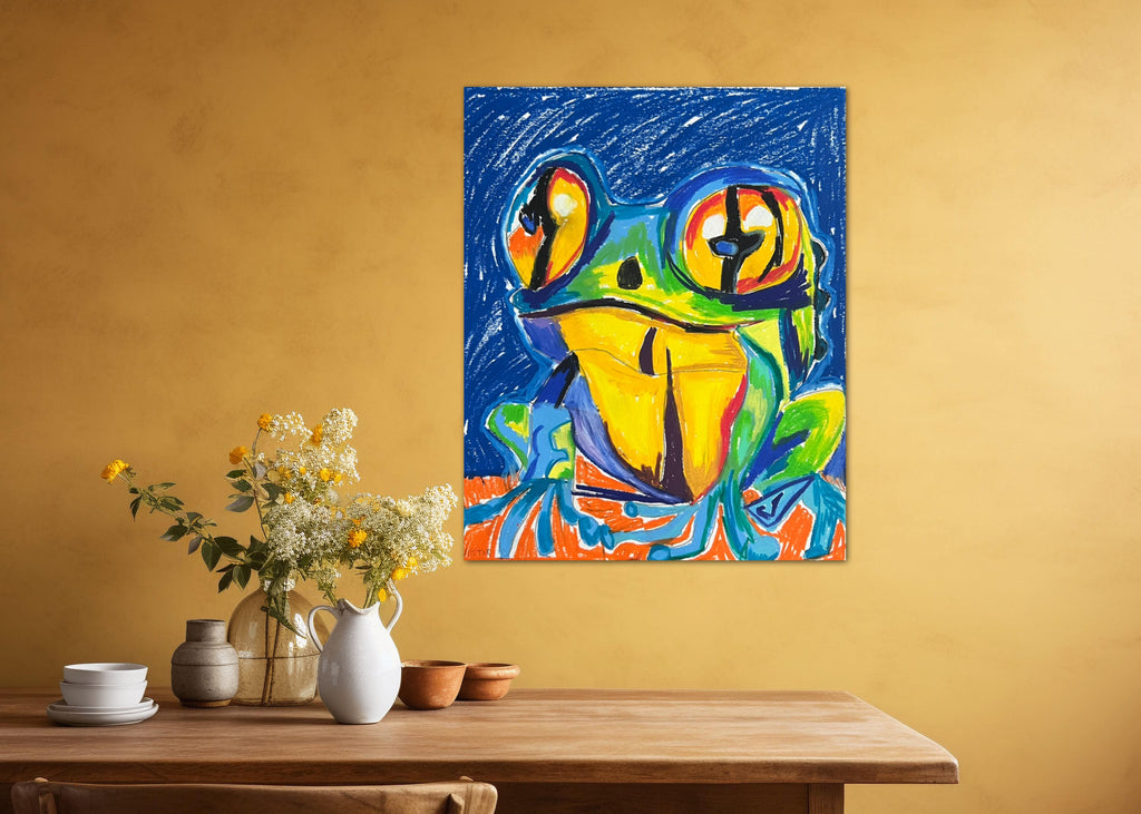 The Blue Frog - Art Prints