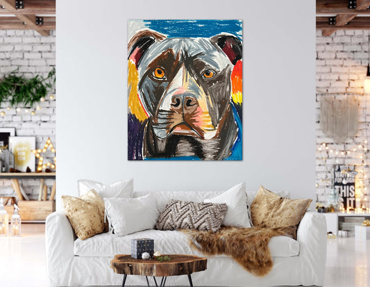 The Pit Bull - Print, Poster, Stretched Canvas Print