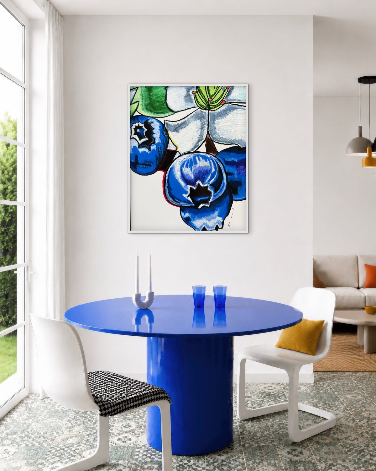 Blueberries - Art Prints