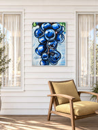 Blue Grapes in Abundance - Art Prints