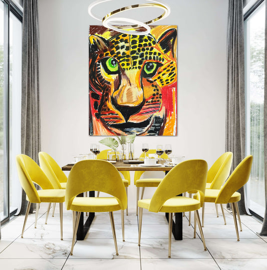 The Yellow Leopard - Art Prints