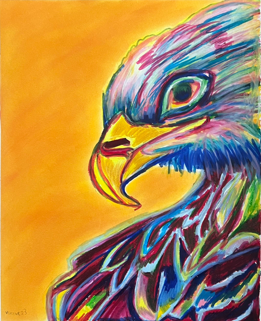 Colorful Eagle - Art Prints