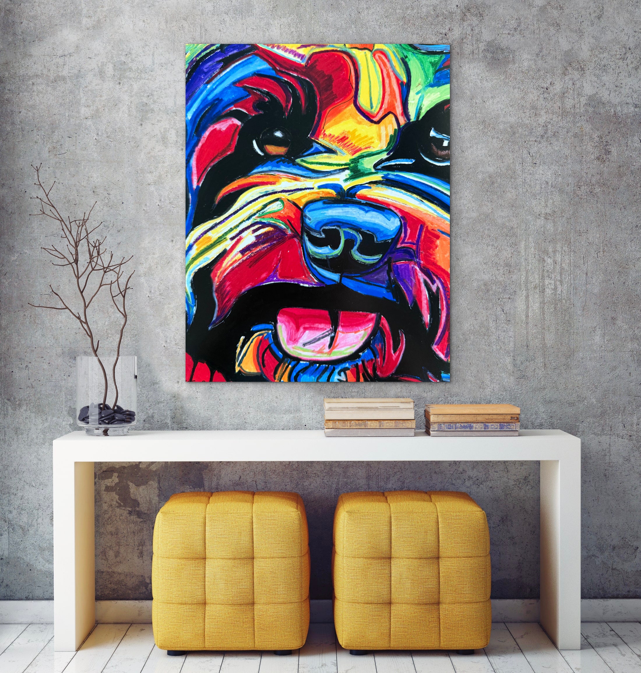 Mochi The Dog - Art Prints