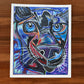 Blue Panther - ORIGINAL  14x17”