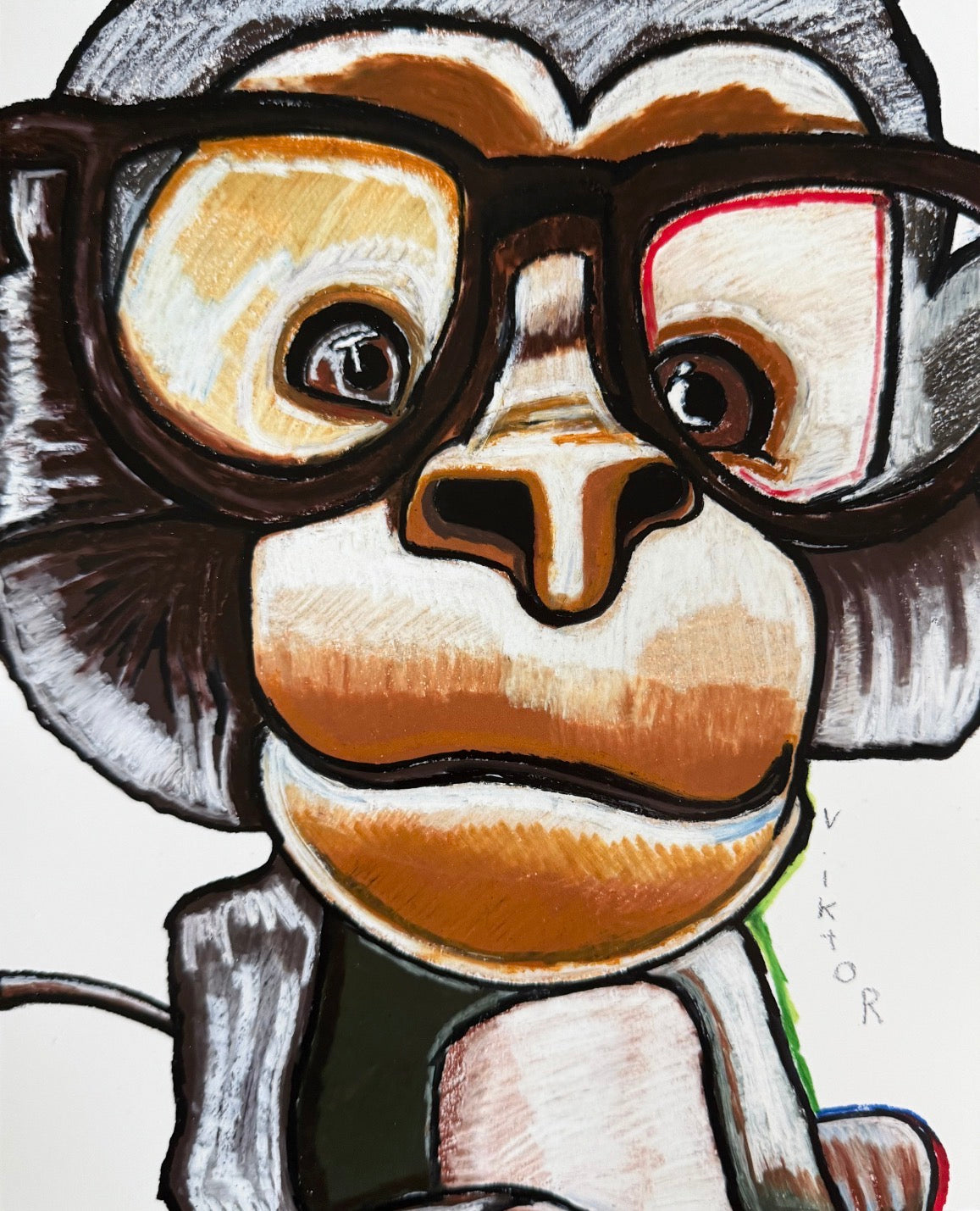 Four-Eyes - Art Prints