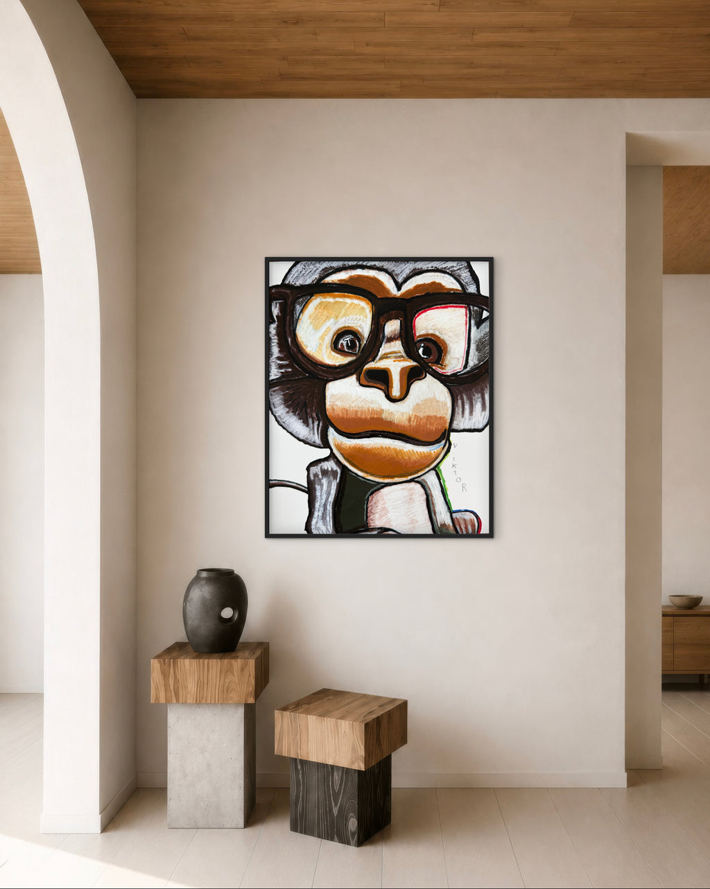 Four-Eyes - Art Prints