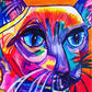 Colorful Cat - Art Prints