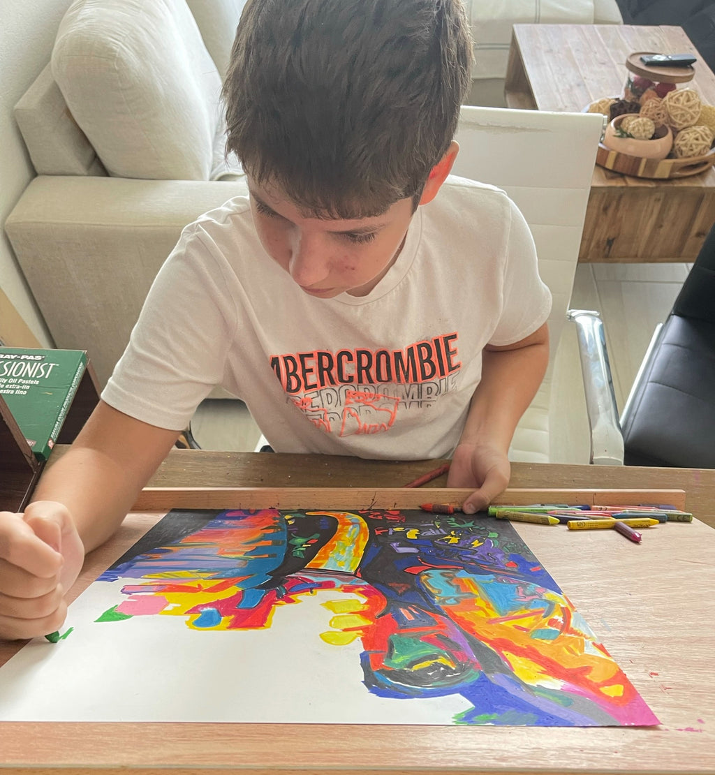 Abstract Elephant - Art Prints