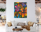 Abstract Lilies - Art Prints