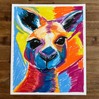 The Vibrant Kangaroo - ORIGINAL  14x17”