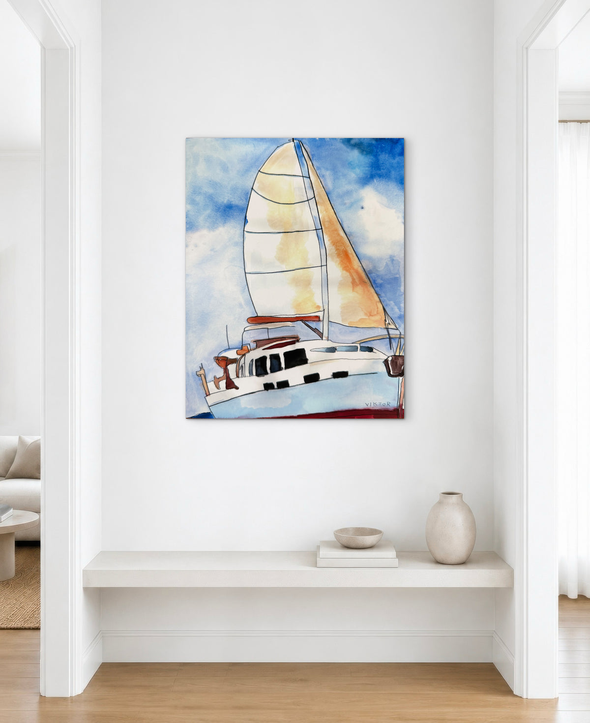 Sailing into Serenity No I - Art Prints