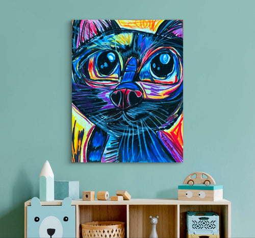 Black Cat - Art Prints - Vichy's Art